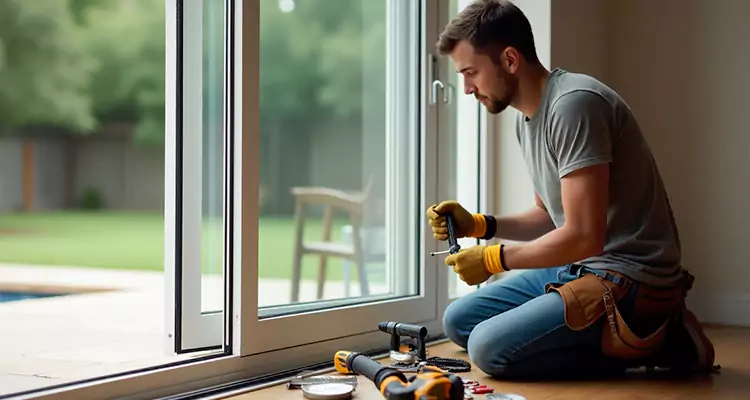 Squeaky Sliding Patio Doors in Glenvar Heights, FL