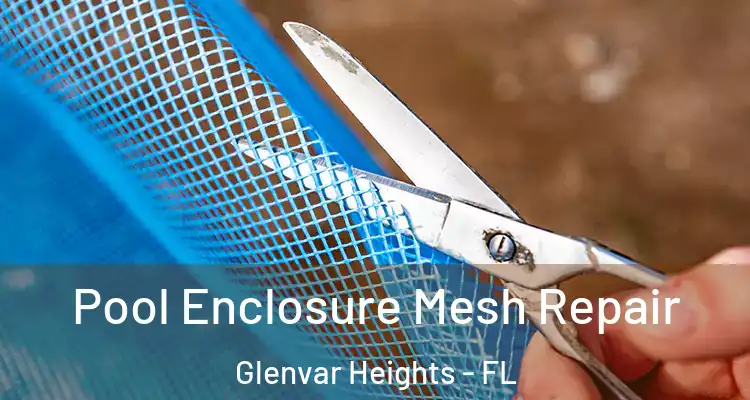 Pool Enclosure Mesh Repair Glenvar Heights - FL